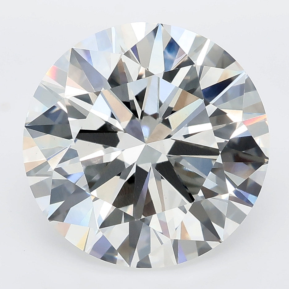 8.03 carat round lab grown diamond E color VVS2 clarity