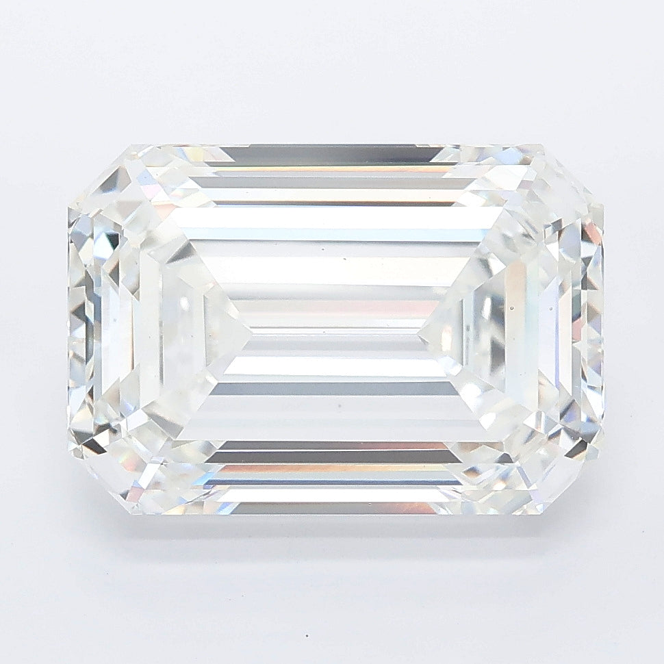 6.10 carat emerald lab grown diamond E color VS1 clarity