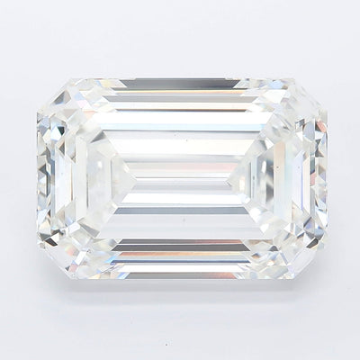 6.10 carat emerald lab grown diamond E color VS1 clarity