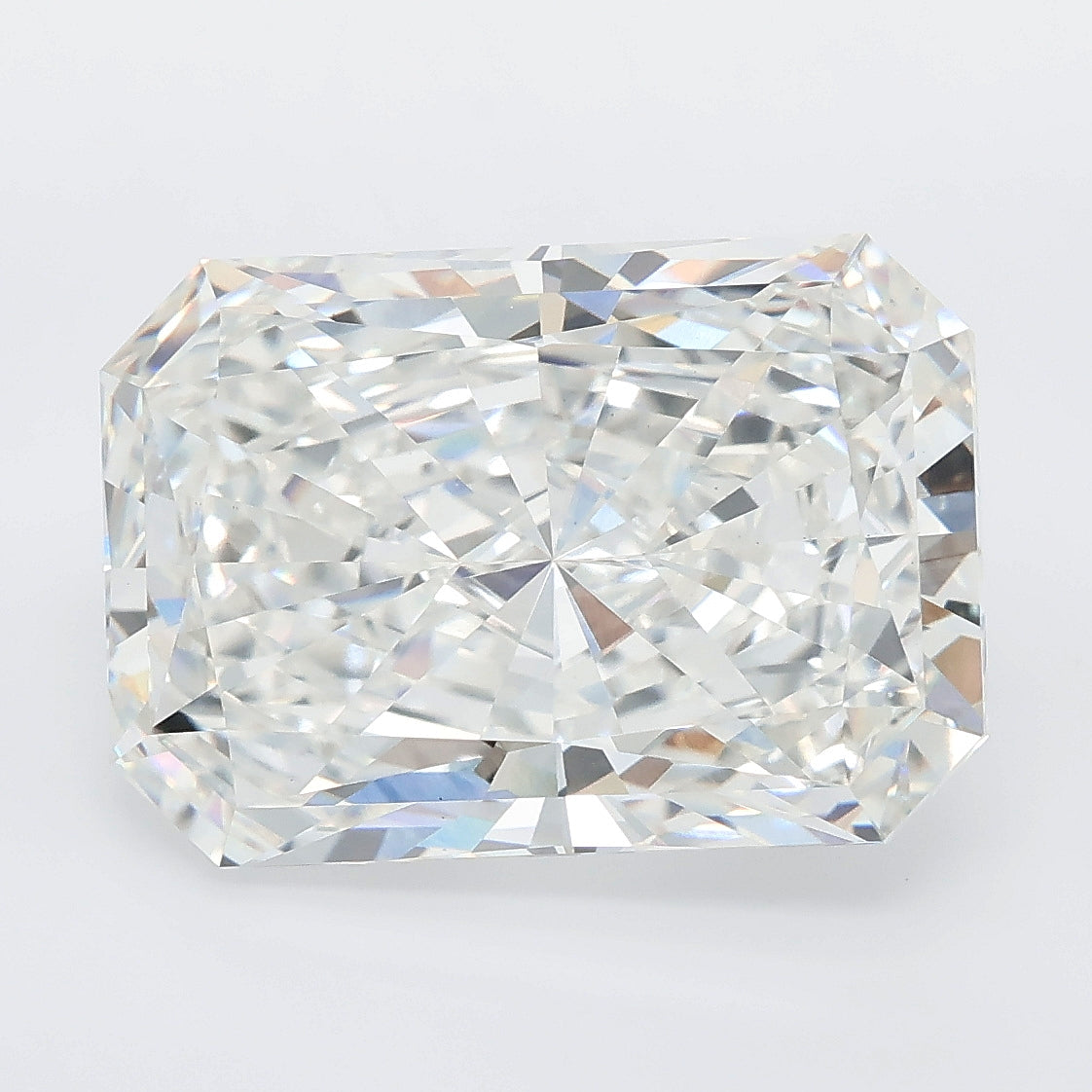 8.04 carat radiant lab grown diamond F color VS1 clarity