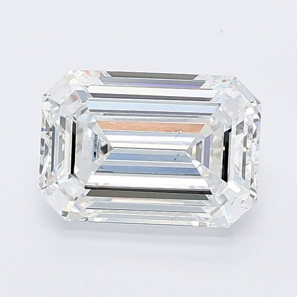 1.01 carat emerald lab grown diamond D color VS1 clarity