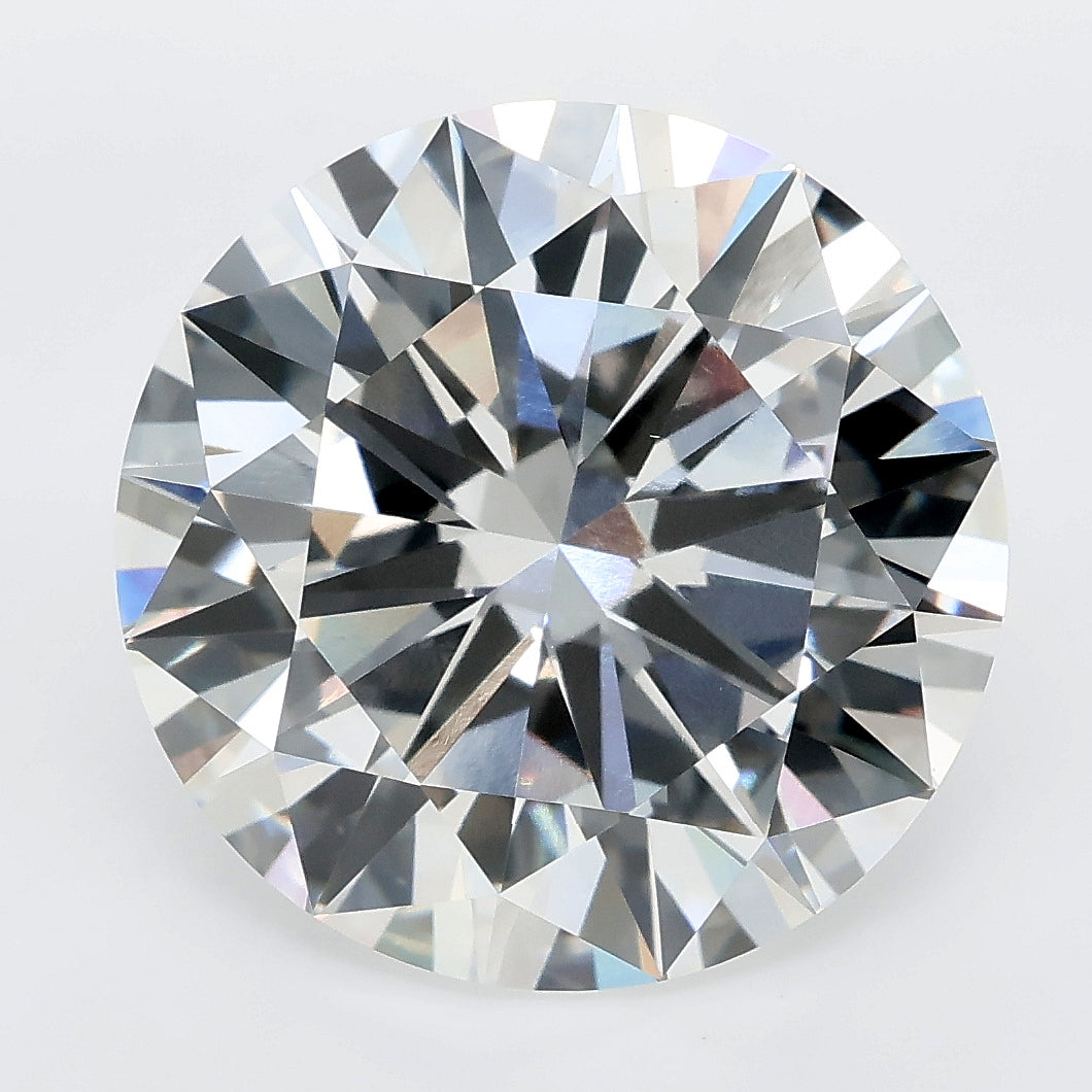 10.03 carat round lab grown diamond E color VVS2 clarity