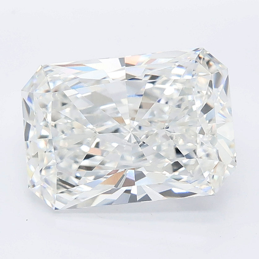 3.76 carat radiant lab grown diamond E color VVS2 clarity