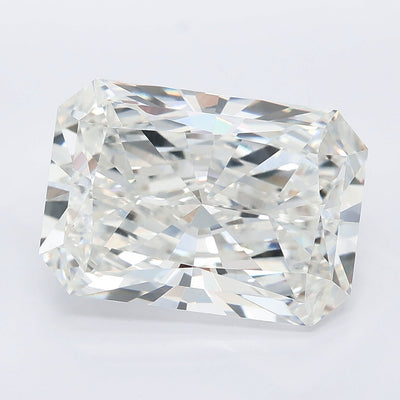 6.05 carat radiant lab grown diamond F color VVS2 clarity