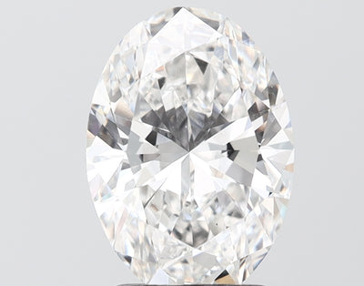 2.73 carat oval lab grown diamond F color VS1 clarity