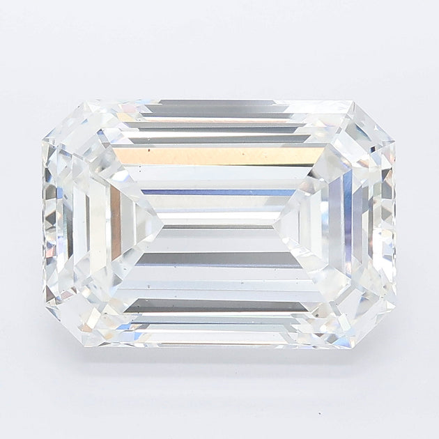 5.03 carat emerald lab grown diamond D color VS2 clarity