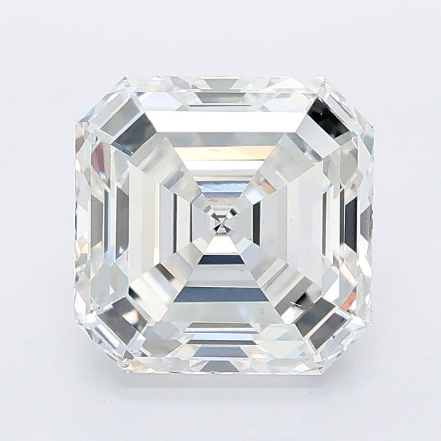 3.05 carat asscher lab grown diamond E color VS1 clarity