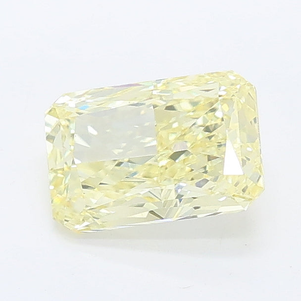 1.06 carat fancy intense yellow radiant lab grown diamond VS1 clarity