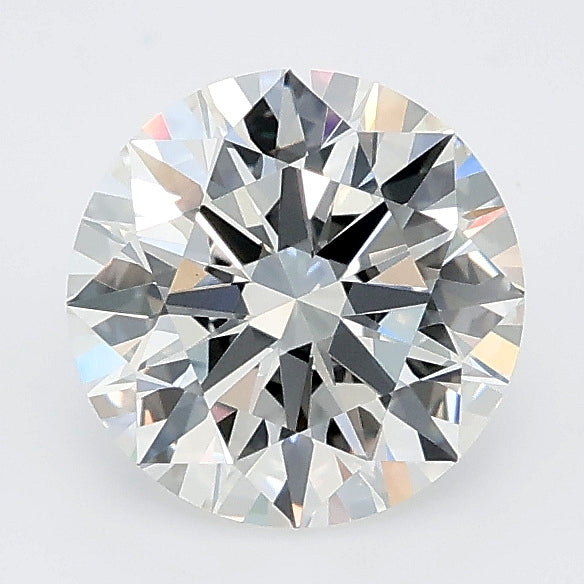 1.53 carat round lab grown diamond D color VVS2 clarity