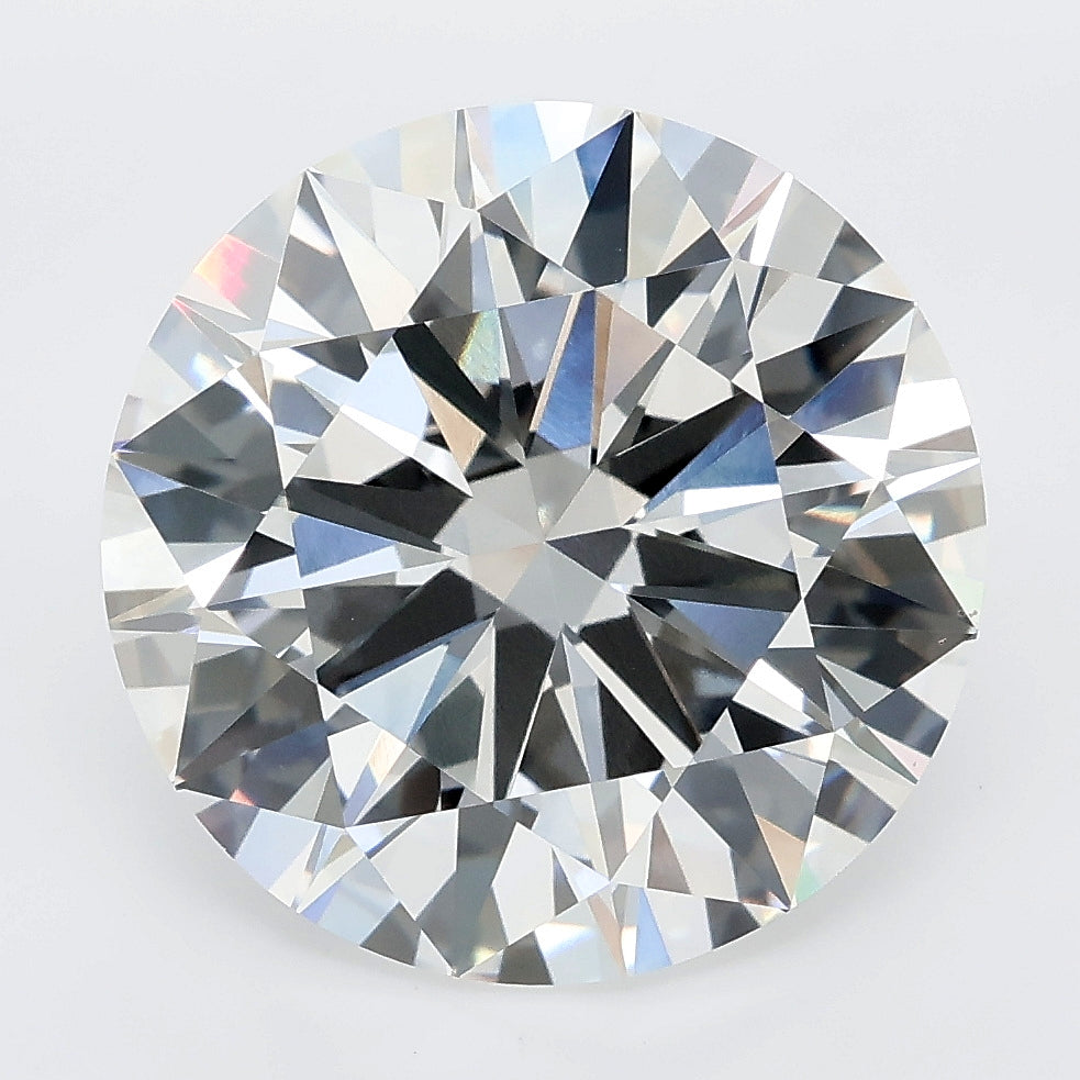 8.03 carat round lab grown diamond E color VVS2 clarity