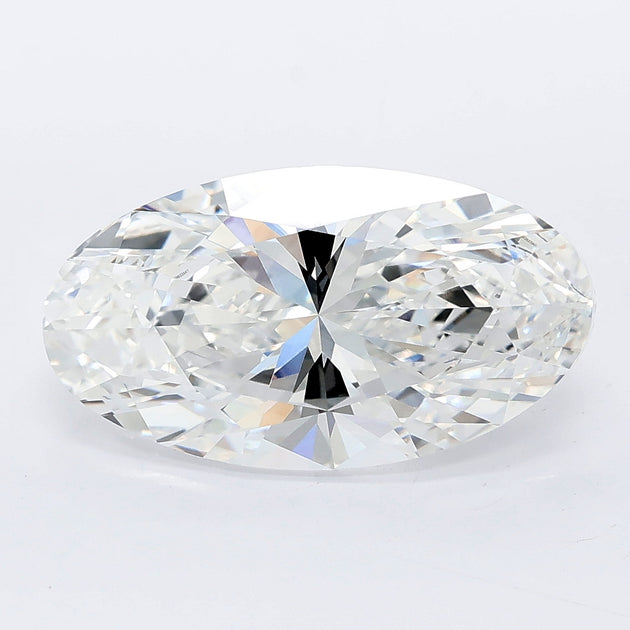 4.50 carat moval lab grown diamond E color VVS2 clarity
