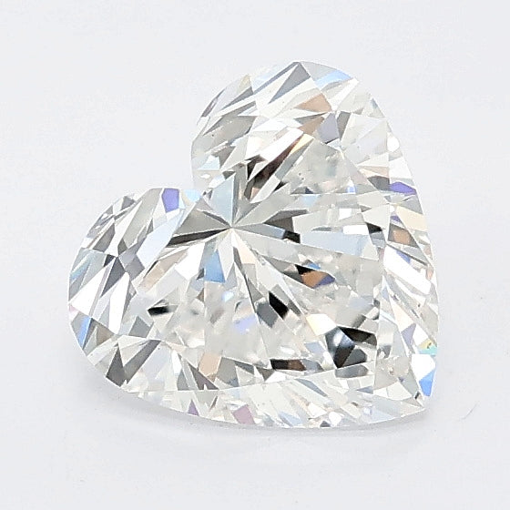 1.01 carat heart lab grown diamond E color VS1 clarity