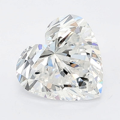 1.01 carat heart lab grown diamond E color VS1 clarity