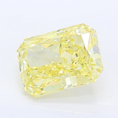 1.05 carat fancy intense yellow radiant lab grown diamond VVS2 clarity