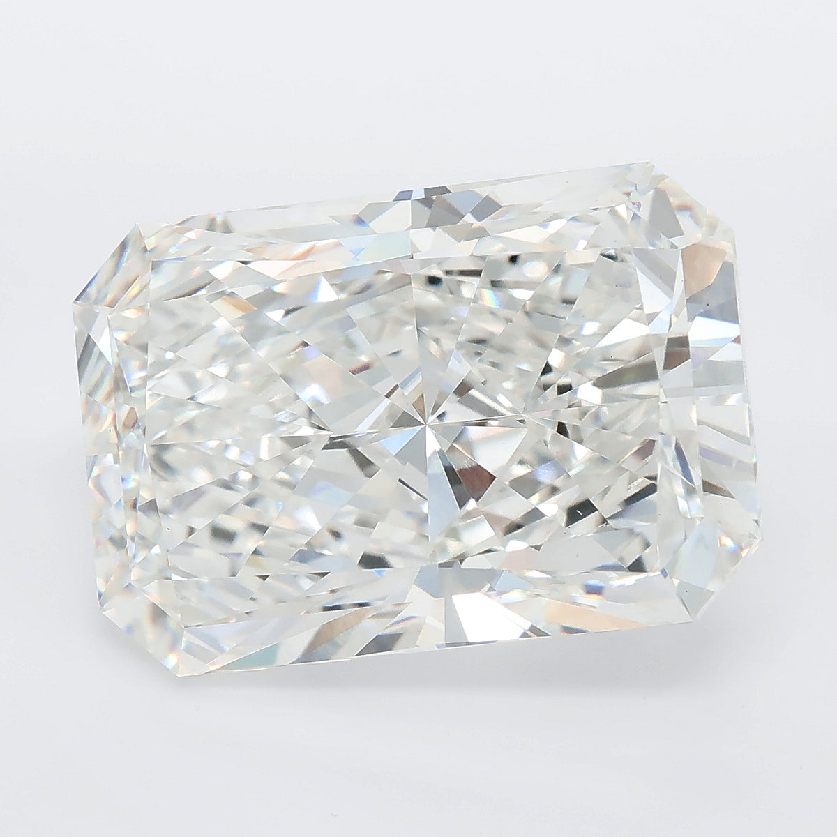 13.01 carat radiant lab grown diamond F color VVS2 clarity