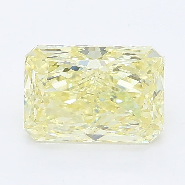 1.41 carat fancy yellow radiant lab grown diamond VS1 clarity