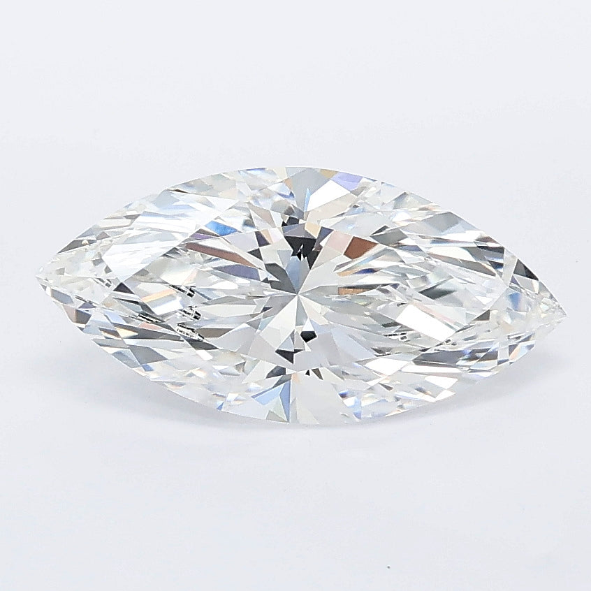 1.56 carat marquise lab grown diamond D color VVS2 clarity