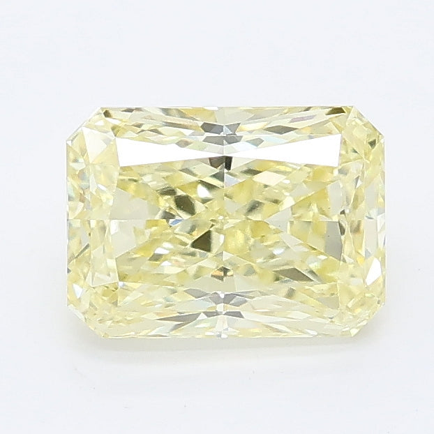 1.39 carat fancy yellow radiant lab grown diamond VVS2 clarity