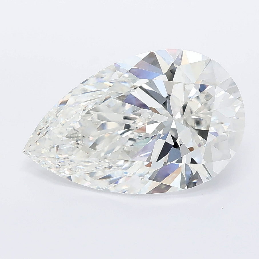 3.03 carat pear lab grown diamond F color VVS2 clarity