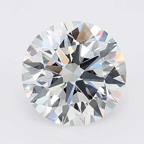 1.09 carat round lab grown diamond D color VVS2 clarity