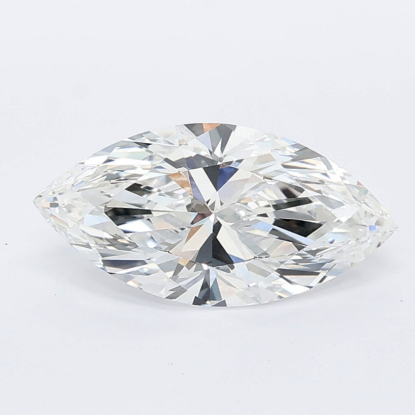 1.51 carat marquise lab grown diamond E color VVS2 clarity