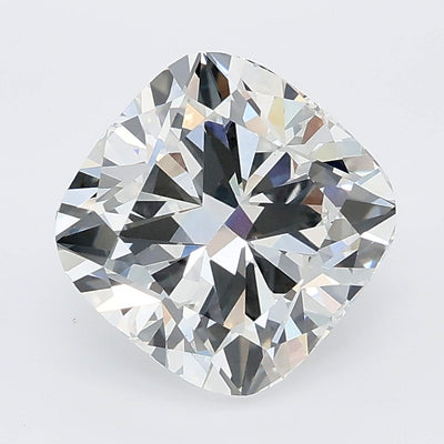 2.77 carat cushion lab grown diamond E color VVS2 clarity