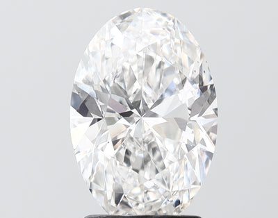 2.51 carat oval lab grown diamond E color VS1 clarity