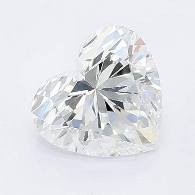 1.06 carat heart lab grown diamond D color VS1 clarity