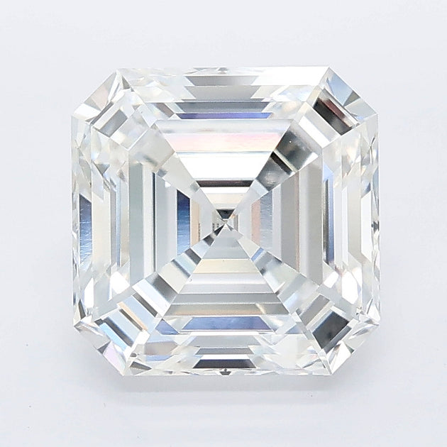 3.10 carat asscher lab grown diamond E color VS1 clarity