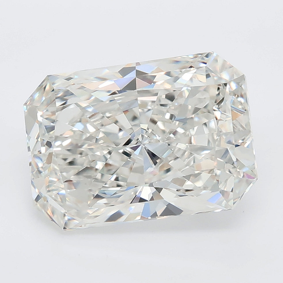 5.75 carat radiant lab grown diamond F color VVS2 clarity