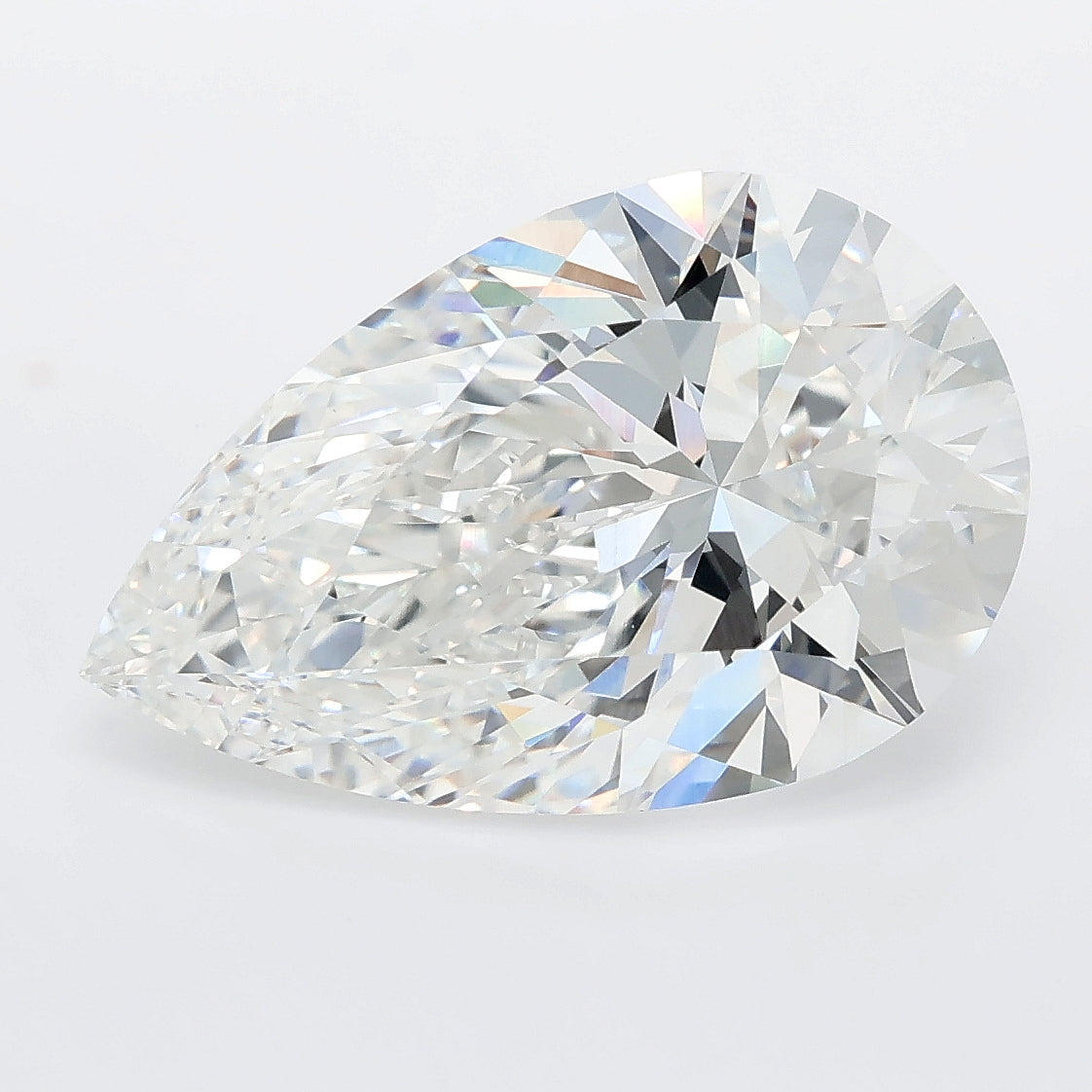 6.24 carat pear lab grown diamond E color VVS2 clarity