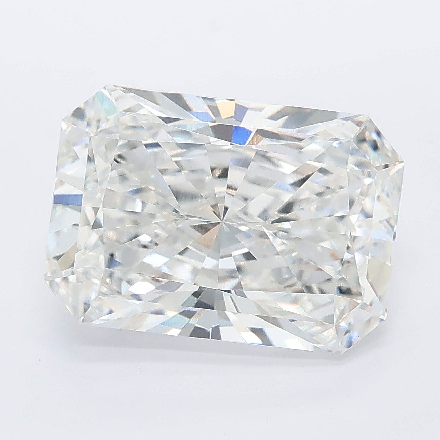 3.77 carat radiant lab grown diamond E color VVS2 clarity