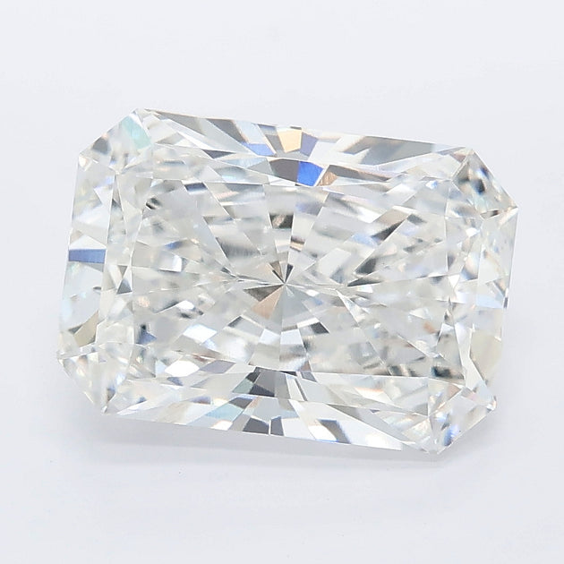 3.77 carat radiant lab grown diamond E color VVS2 clarity