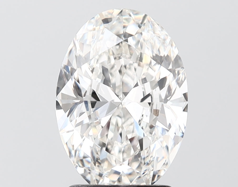 2.26 carat oval lab grown diamond F color VVS2 clarity
