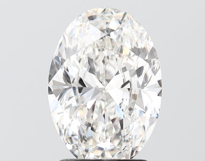 2.26 carat oval lab grown diamond F color VVS2 clarity