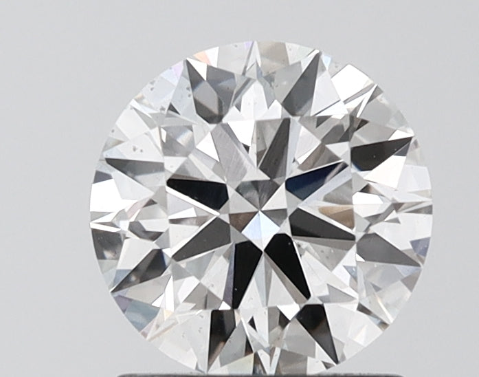 1.28 carat round lab grown diamond H color VS2 clarity