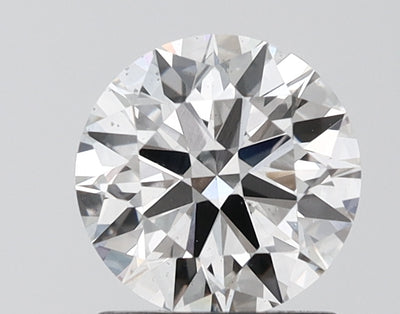 1.28 carat round lab grown diamond H color VS2 clarity