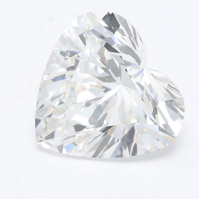 7.26 carat heart lab grown diamond F color VS1 clarity