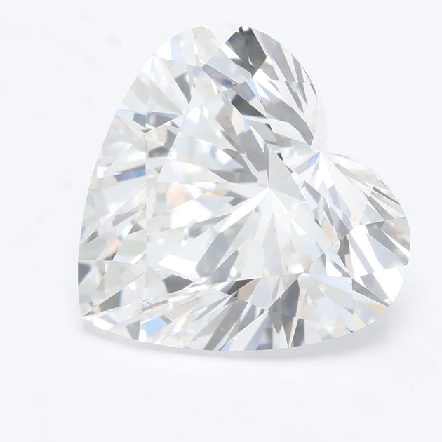 7.26 carat heart lab grown diamond F color VS1 clarity