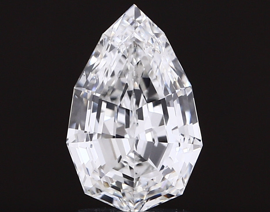 3.05 carat pear lab grown diamond F color VS1 clarity