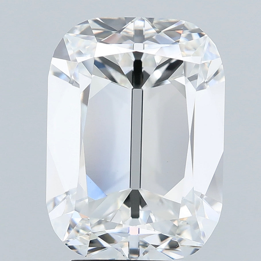 5.06 carat cushion lab grown diamond F color VVS2 clarity