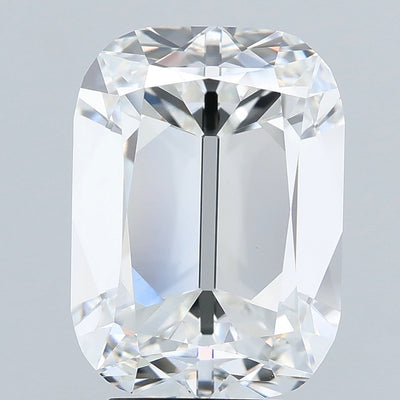 5.06 carat cushion lab grown diamond F color VVS2 clarity
