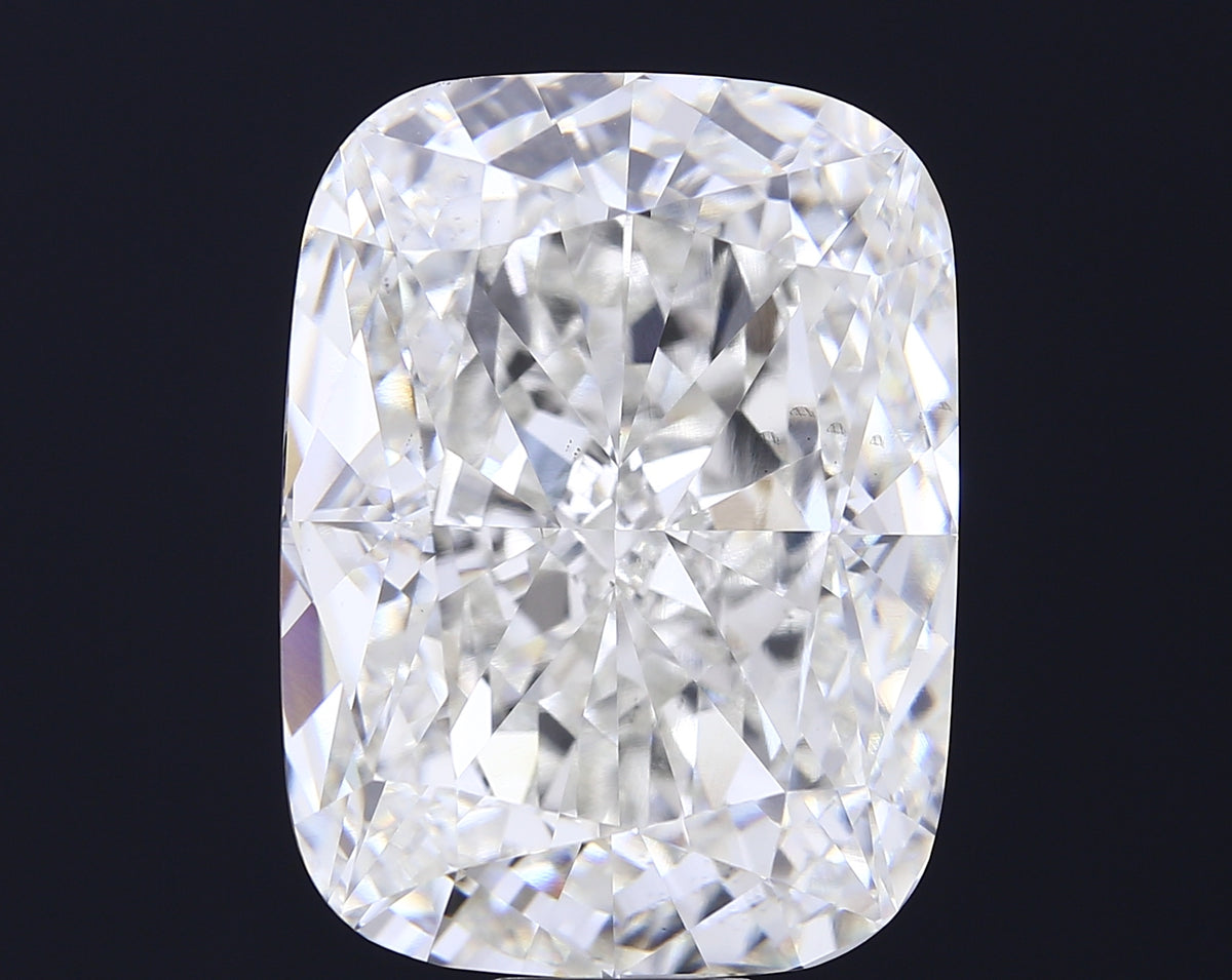 30.09 carat cushion lab grown diamond G color VS2 clarity