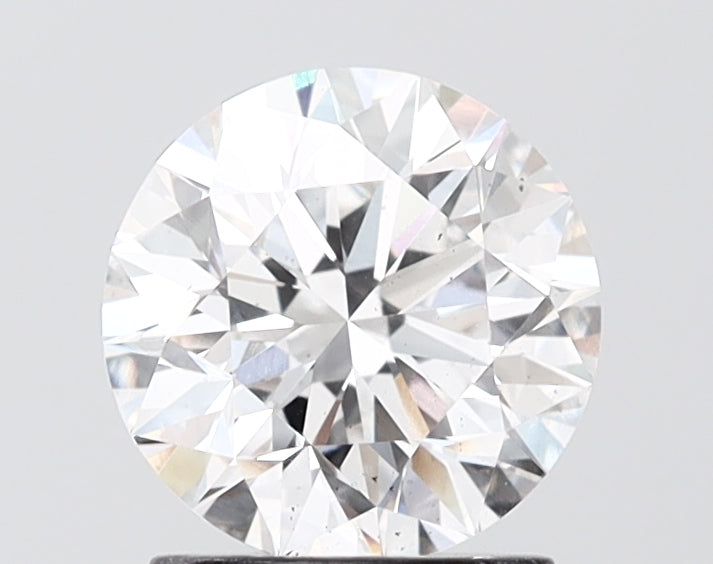 1.52 carat round lab grown diamond E color VS2 clarity