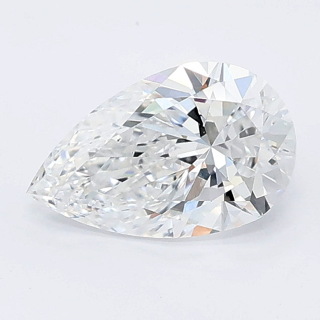 1.01 carat pear lab grown diamond D color VVS2 clarity