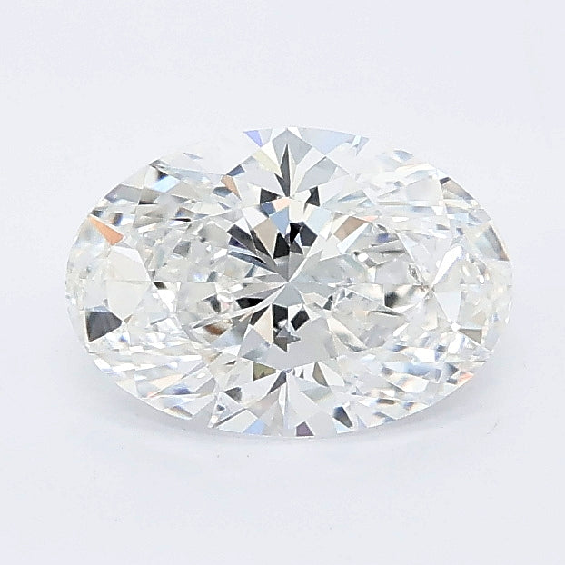 1.02 carat oval lab grown diamond E color VS1 clarity