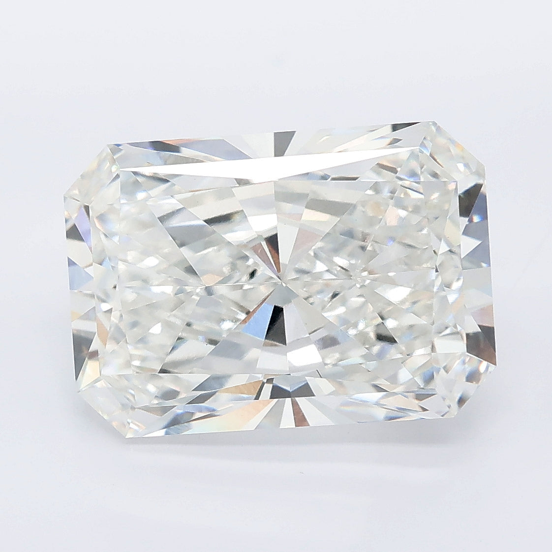 7.25 carat radiant lab grown diamond F color VVS2 clarity
