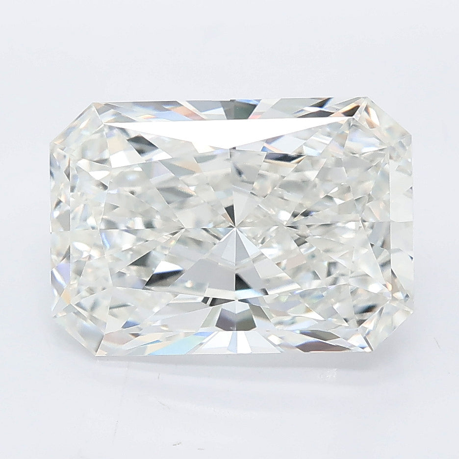 4.52 carat radiant lab grown diamond E color VVS2 clarity
