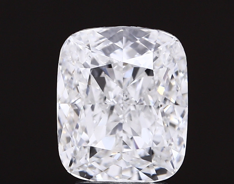 4.02 carat cushion lab grown diamond E color VVS2 clarity