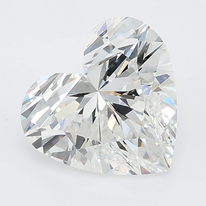 2.09 carat heart lab grown diamond E color VVS2 clarity